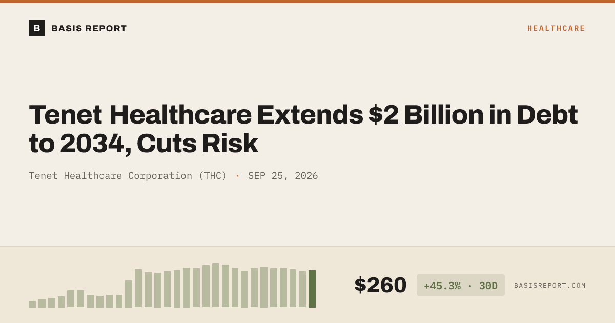 Tenet Healthcare Corporation (THC) — stock analysis