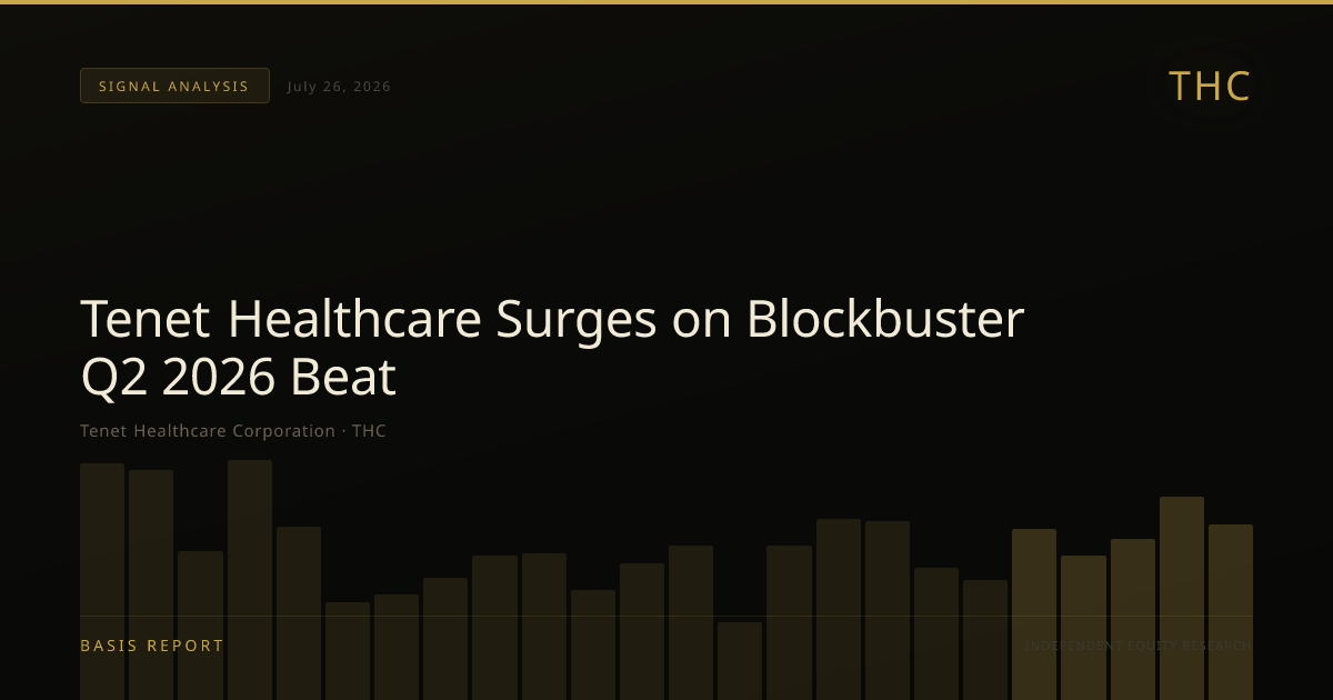 Tenet Healthcare Corporation (THC) — stock analysis