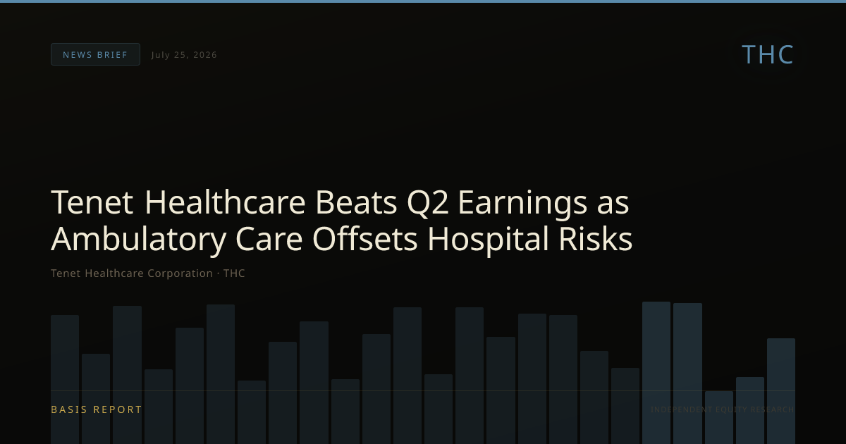 Tenet Healthcare Corporation (THC) — stock analysis
