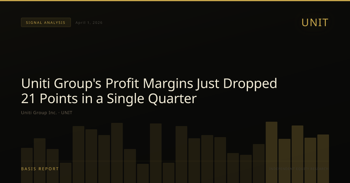 Uniti Group Inc. (UNIT) — stock analysis
