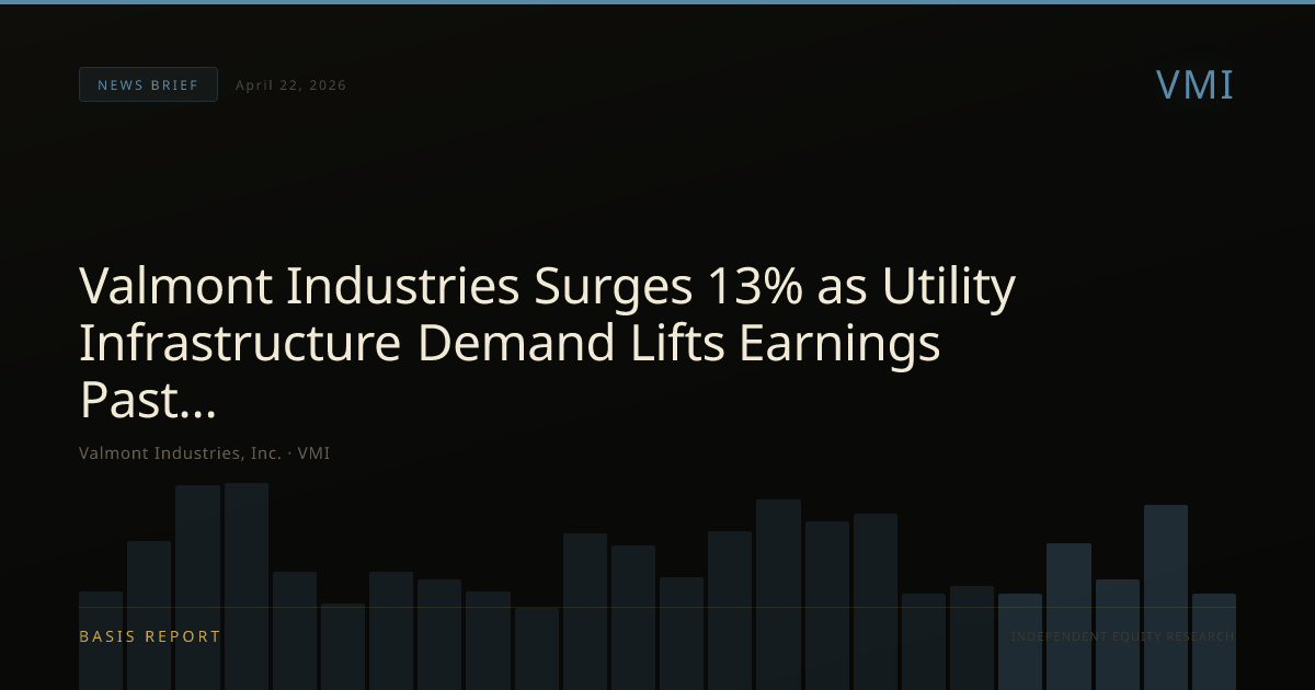 Valmont Industries, Inc. (VMI) — stock analysis