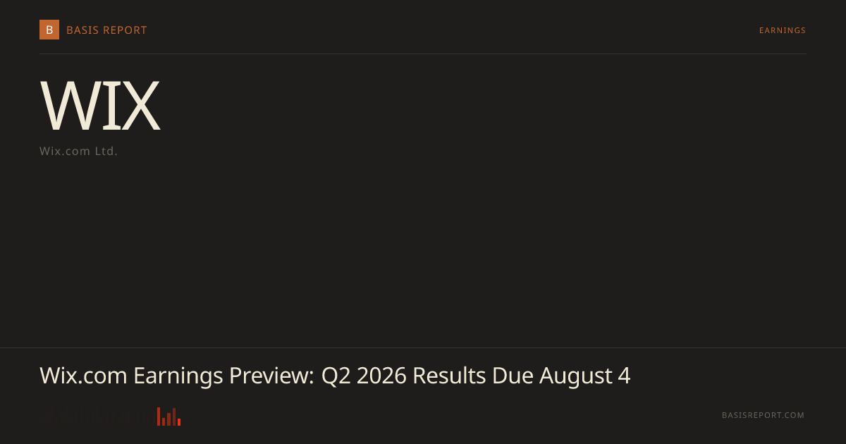 Wix.com Ltd. (WIX) — earnings preview