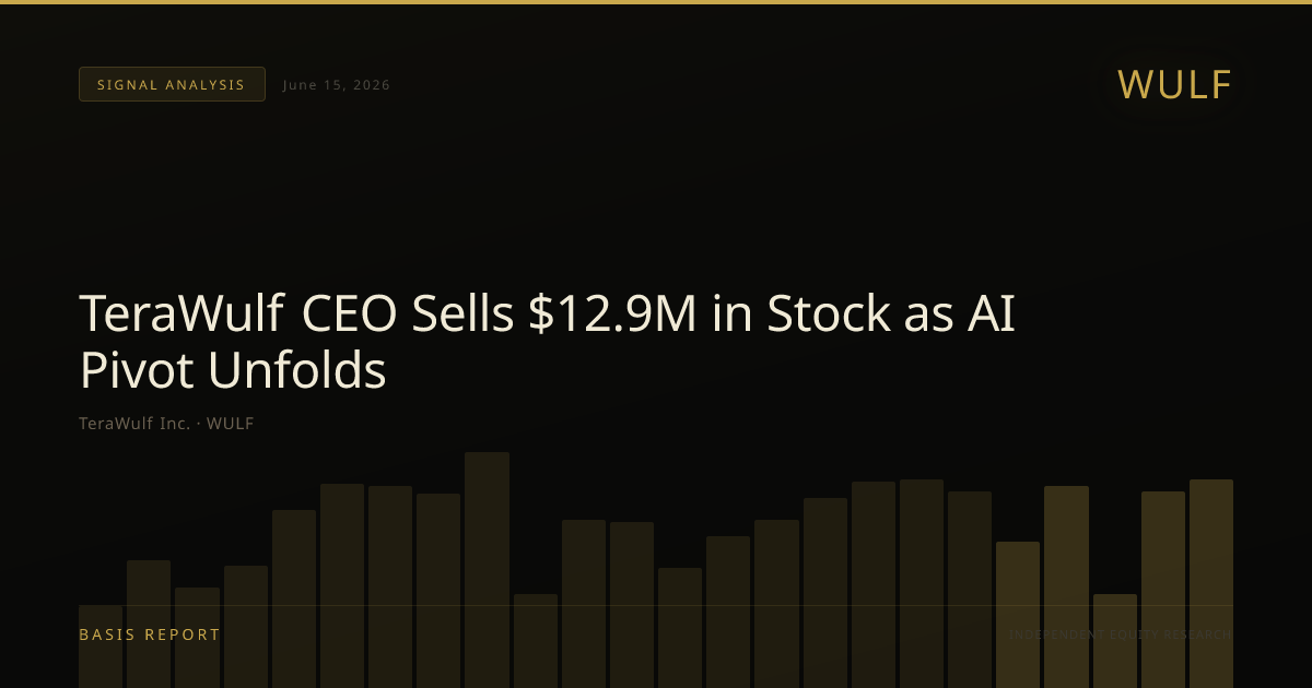 TeraWulf Inc. (WULF) — stock analysis