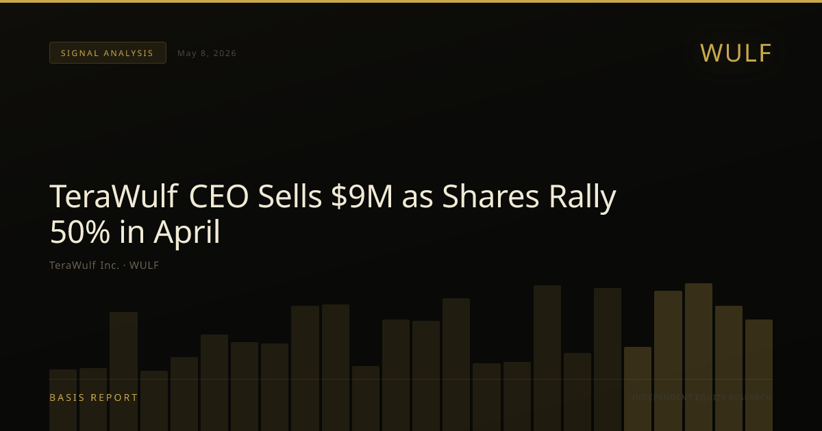 TeraWulf Inc. (WULF) — stock analysis